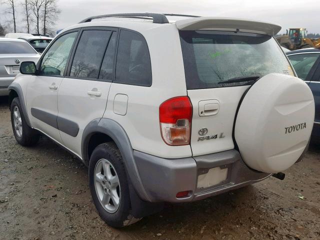 JTEHH20V310067739 - 2001 TOYOTA RAV4 L WHITE photo 3