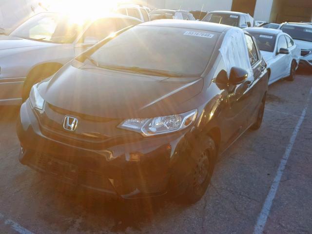 3HGGK5G55HM701165 - 2017 HONDA FIT LX CHARCOAL photo 2