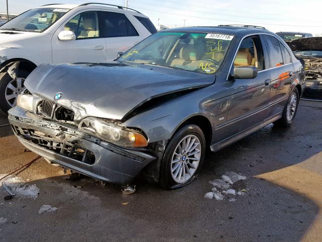 WBADN63453GS57183 - 2003 BMW 540 I AUTO BLACK photo 2