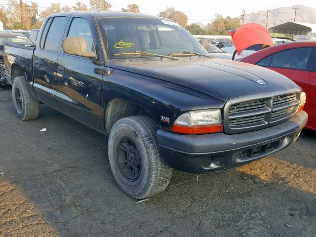 1B7GL2AN5YS744513 - 2000 DODGE DAKOTA QUA BLACK photo 1