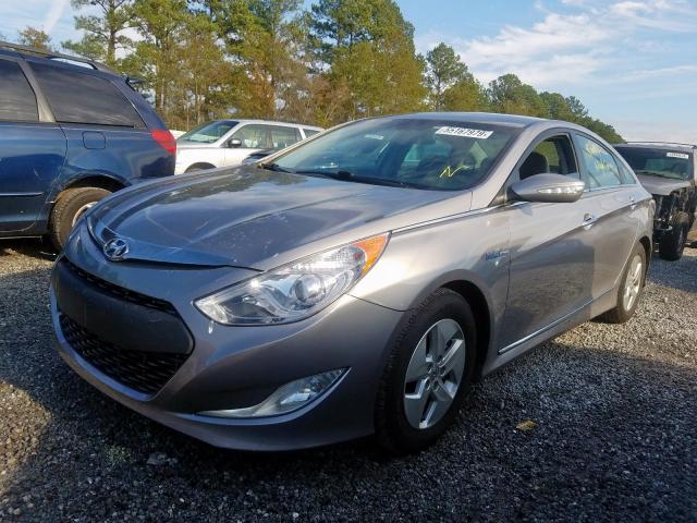 KMHEC4A43CA022204 - 2012 HYUNDAI SONATA HYB SILVER photo 2