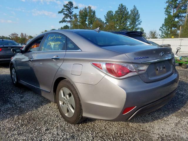 KMHEC4A43CA022204 - 2012 HYUNDAI SONATA HYB SILVER photo 3