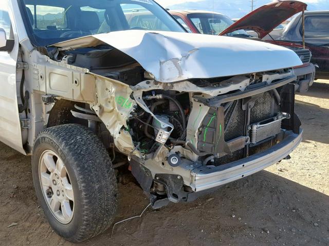 2HJYK16566H558697 - 2006 HONDA RIDGELINE SILVER photo 9