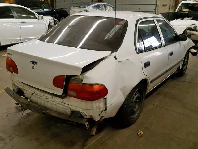 1Y1SK5288YZ433281 - 2000 CHEVROLET GEO PRIZM WHITE photo 4