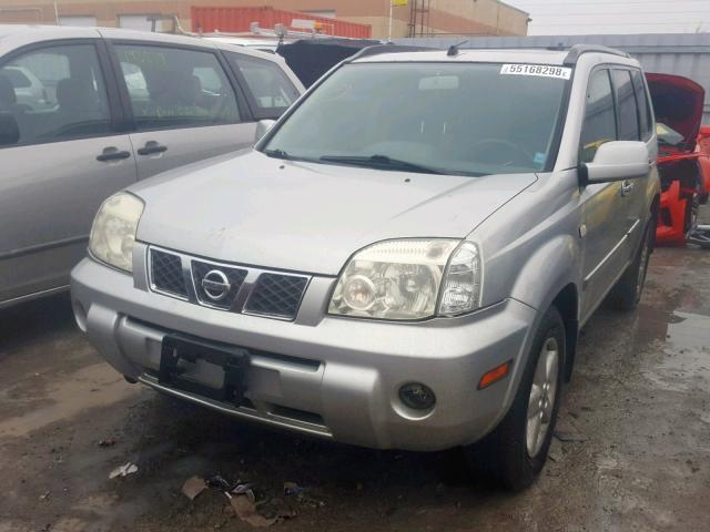 JN8BT08V85W103241 - 2005 NISSAN X-TRAIL XE SILVER photo 2