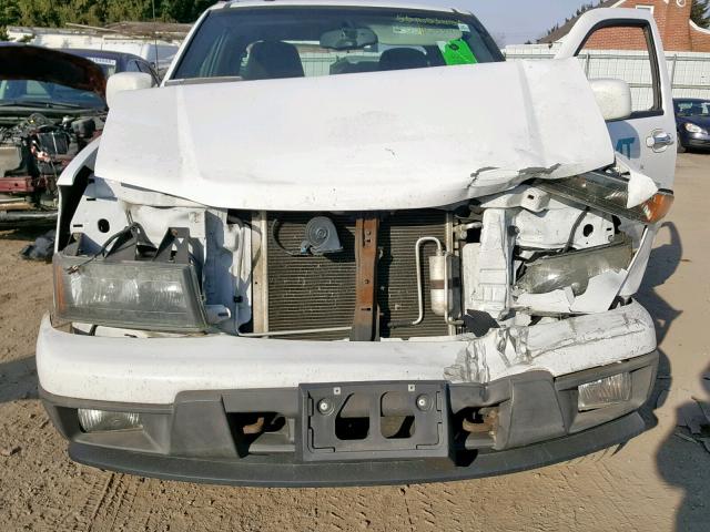 1GCKTBD97A8128646 - 2010 CHEVROLET COLORADO WHITE photo 7