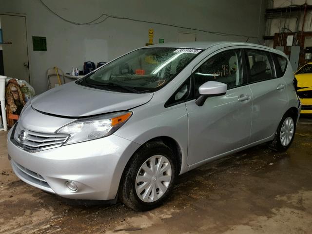 3N1CE2CPXFL415621 - 2015 NISSAN VERSA NOTE SILVER photo 2