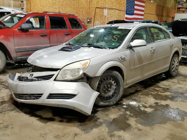 1G8ZS57N07F151776 - 2007 SATURN AURA XE SILVER photo 2