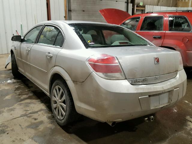 1G8ZS57N07F151776 - 2007 SATURN AURA XE SILVER photo 3