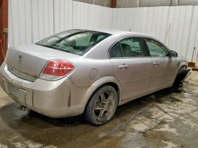 1G8ZS57N07F151776 - 2007 SATURN AURA XE SILVER photo 4