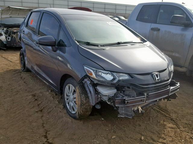 3HGGK5G52HM702922 - 2017 HONDA FIT LX GRAY photo 1