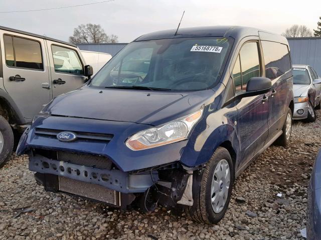 NM0LE7F70H1315203 - 2017 FORD TRANSIT CO BLUE photo 2