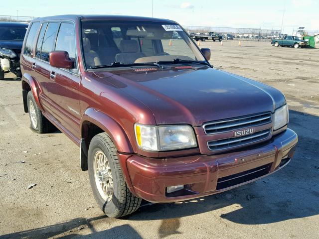 JACDJ58X2Y7J17383 - 2000 ISUZU TROOPER S BURGUNDY photo 1