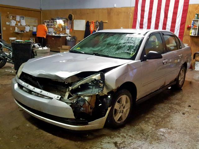 1G1ZT528X4F110726 - 2004 CHEVROLET MALIBU LS 银色 照片 2
