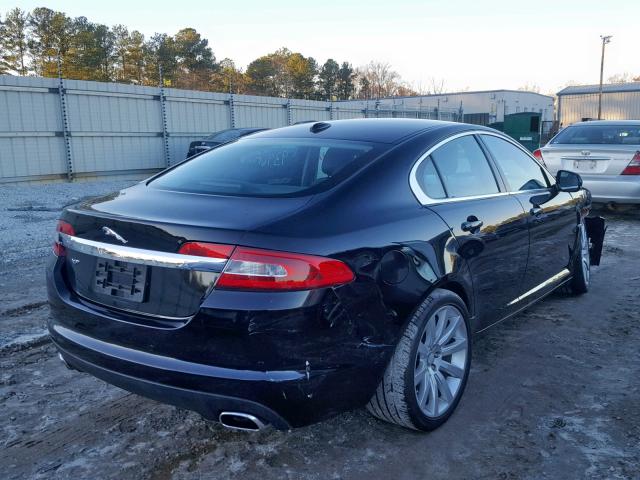 SAJWA0FA1AHR55448 - 2010 JAGUAR XF LUXURY BLACK photo 4