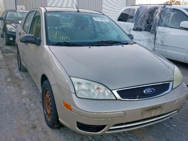 1FAFP34N37W234255 - 2007 FORD FOCUS ZX4 TAN photo 1