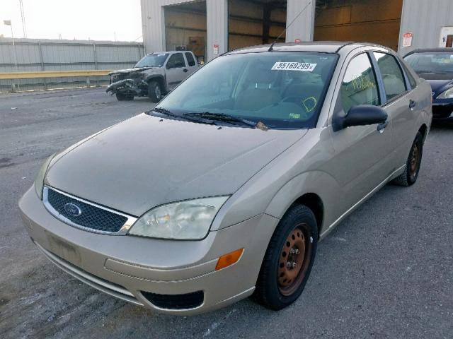 1FAFP34N37W234255 - 2007 FORD FOCUS ZX4 TAN photo 2