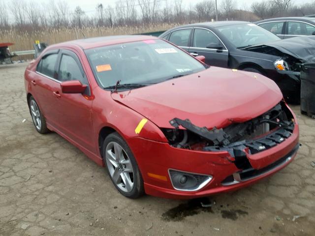 3FAHP0KC3AR409817 - 2010 FORD FUSION SPO RED photo 1