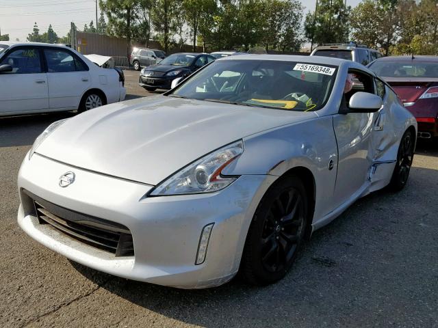 JN1AZ4EH9GM933384 - 2016 NISSAN 370Z BASE SILVER photo 2