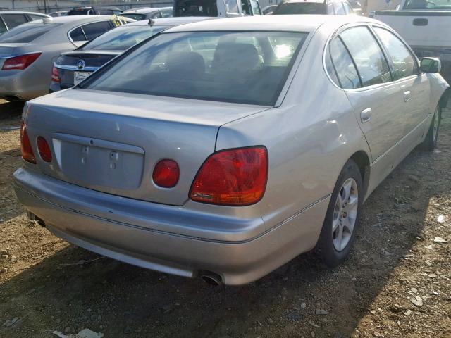 JT8BD69S410137236 - 2001 LEXUS GS 300 SILVER photo 4