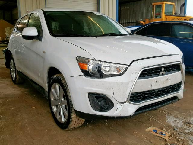 4A4AP3AU6EE029508 - 2014 MITSUBISHI OUTLANDER WHITE photo 1