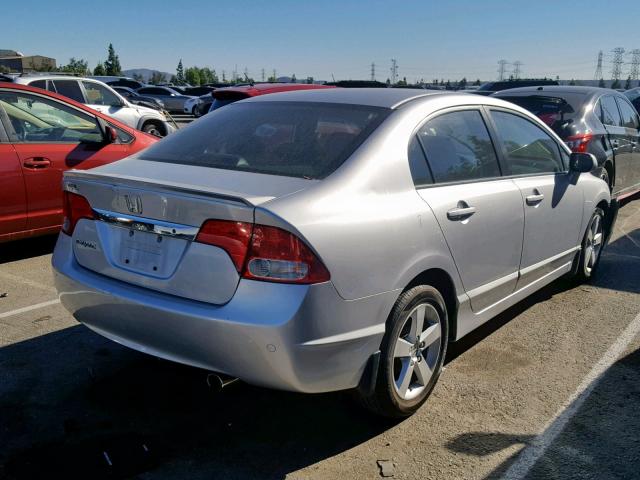 19XFA16689E026858 - 2009 HONDA CIVIC SILVER photo 4