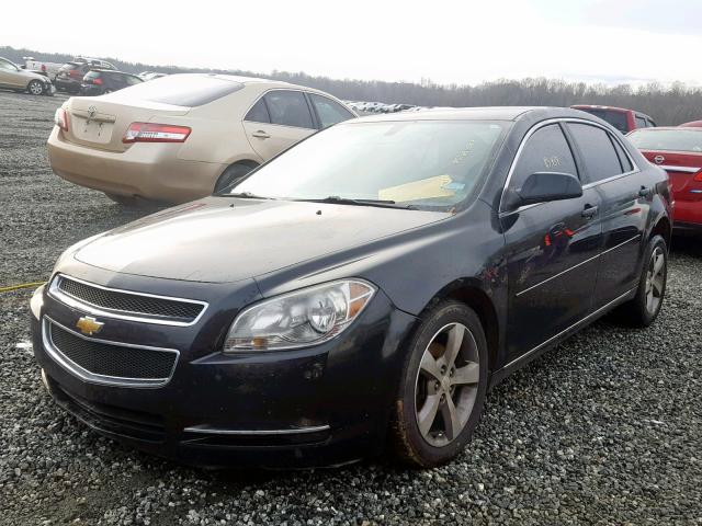 1G1ZC5E13BF293558 - 2011 CHEVROLET MALIBU 1LT BLACK photo 2