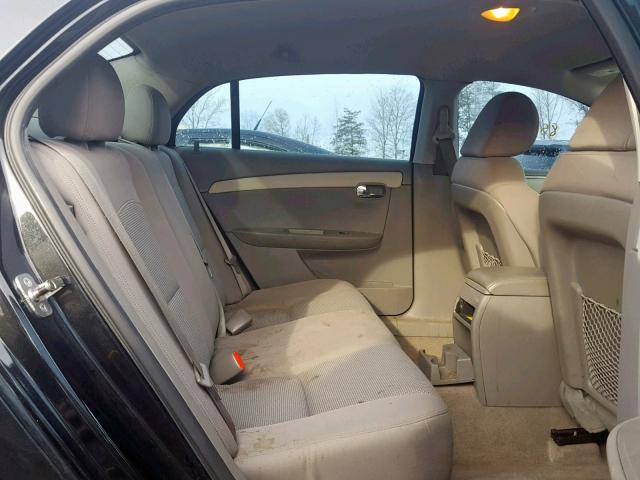 1G1ZC5E13BF293558 - 2011 CHEVROLET MALIBU 1LT BLACK photo 6