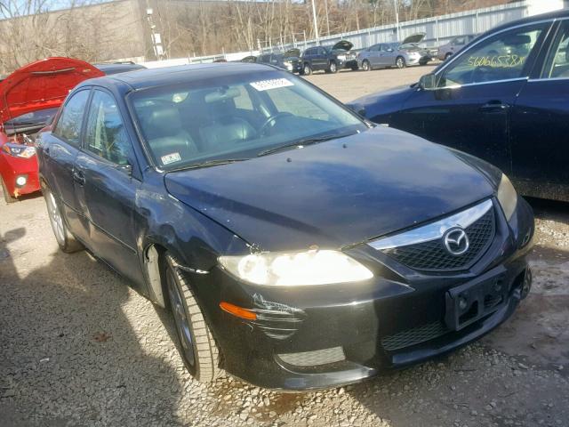 1YVHP80D745N26872 - 2004 MAZDA 6 S BLACK photo 1