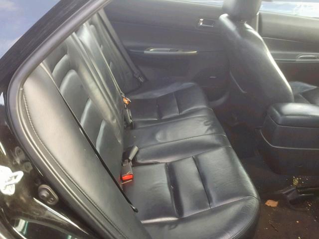 1YVHP80D745N26872 - 2004 MAZDA 6 S BLACK photo 6