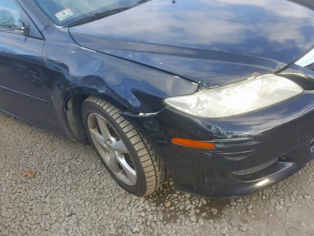 1YVHP80D745N26872 - 2004 MAZDA 6 S BLACK photo 9