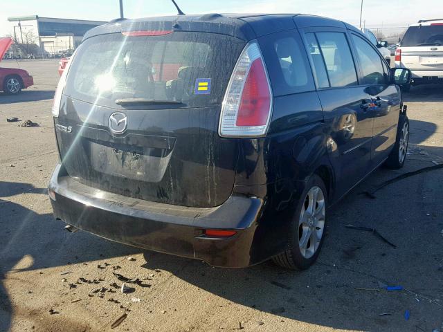 JM1CR293290338153 - 2009 MAZDA 5 BLACK photo 4