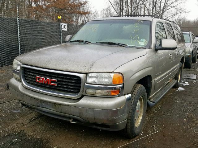 3GKFK16Z42G261196 - 2002 GMC YUKON XL K BEIGE photo 2