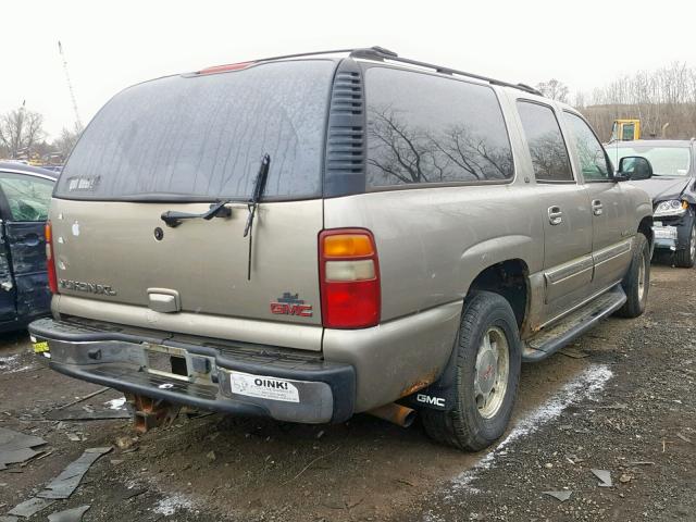 3GKFK16Z42G261196 - 2002 GMC YUKON XL K BEIGE photo 4