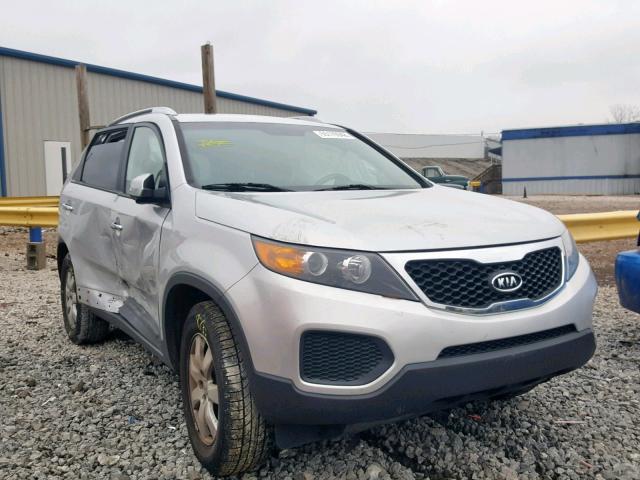 5XYKT4A22DG378361 - 2013 KIA SORENTO LX GRAY photo 1