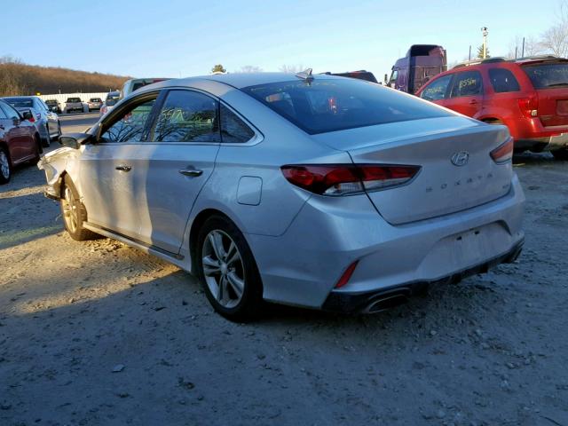 5NPE34AF6JH653492 - 2018 HYUNDAI SONATA SPO SILVER photo 3