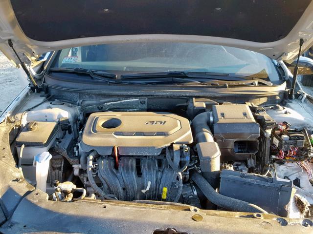 5NPE34AF6JH653492 - 2018 HYUNDAI SONATA SPO SILVER photo 7