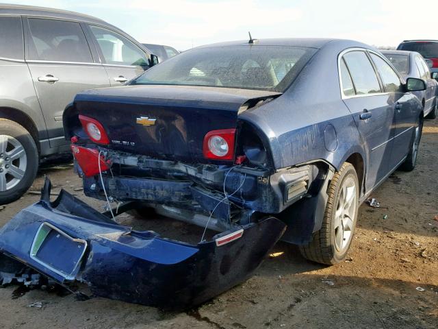 1G1ZC5EB4AF265484 - 2010 CHEVROLET MALIBU 1LT BLUE photo 4