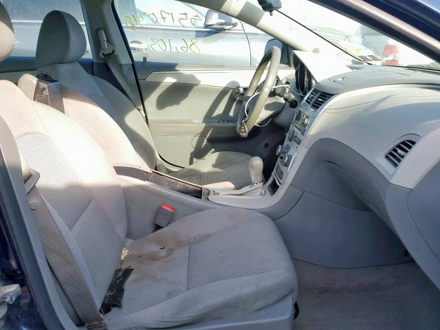 1G1ZC5EB4AF265484 - 2010 CHEVROLET MALIBU 1LT BLUE photo 5