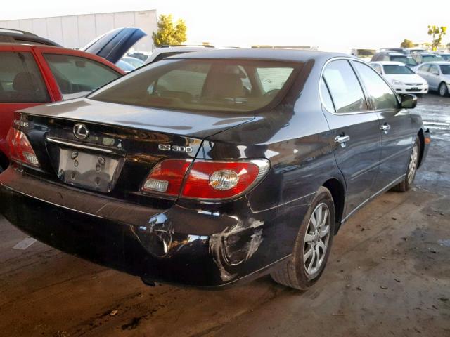 JTHBF30G836003881 - 2003 LEXUS ES 300 BLACK photo 4