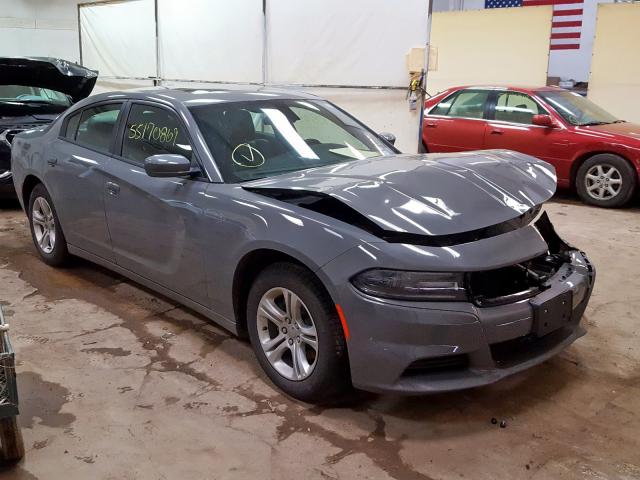 2C3CDXBG7KH653254 - 2019 DODGE CHARGER SX GRAY photo 1