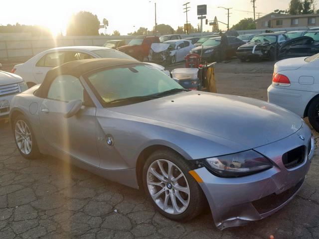 4USBU33546LW67113 - 2006 BMW Z4 3.0 GRAY photo 1