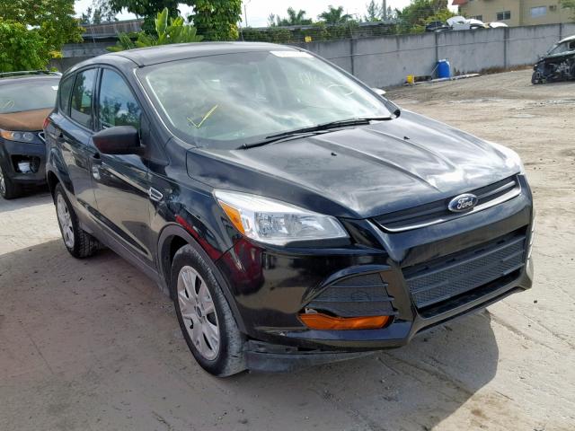 1FMCU0F76EUC81349 - 2014 FORD ESCAPE S BLACK photo 1