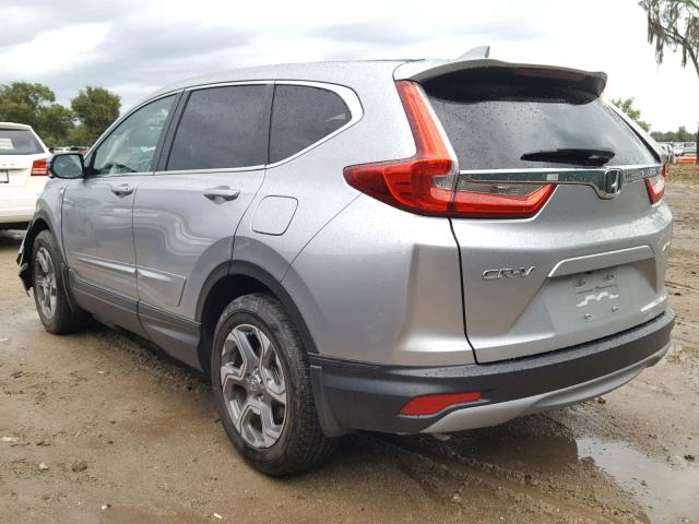 2HKRW2H83HH627138 - 2017 HONDA CR-V EXL SILVER photo 3