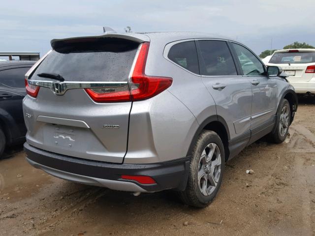 2HKRW2H83HH627138 - 2017 HONDA CR-V EXL SILVER photo 4