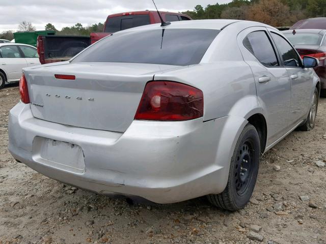 1B3BD2FB8BN534999 - 2011 DODGE AVENGER LU SILVER photo 4