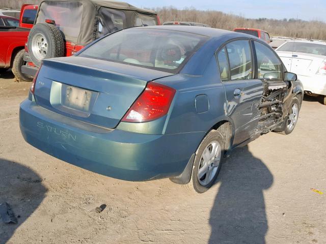 1G8AJ55F17Z205516 - 2007 SATURN ION LEVEL TEAL photo 4