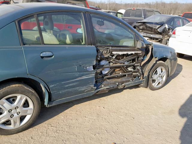 1G8AJ55F17Z205516 - 2007 SATURN ION LEVEL TEAL photo 9