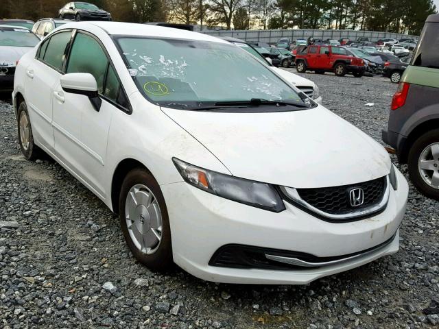 2HGFB2F61FH519866 - 2015 HONDA CIVIC HF WHITE photo 1