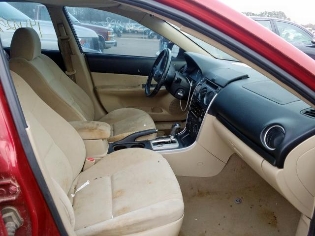 1YVHP80C165M23635 - 2006 MAZDA 6 I RED photo 5